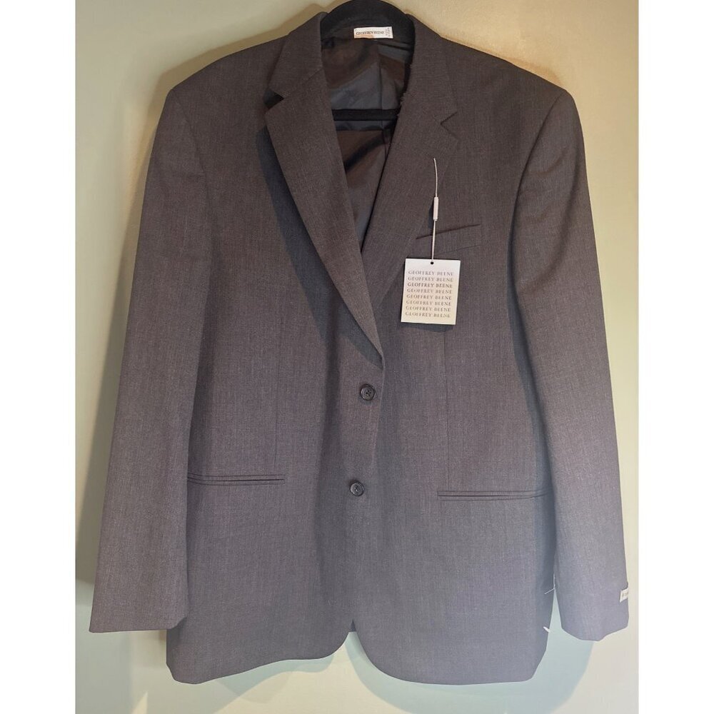 Geoffrey Beene NWT Wool Blazer 46R Men's Classic Suit Jacket Preppy Academia